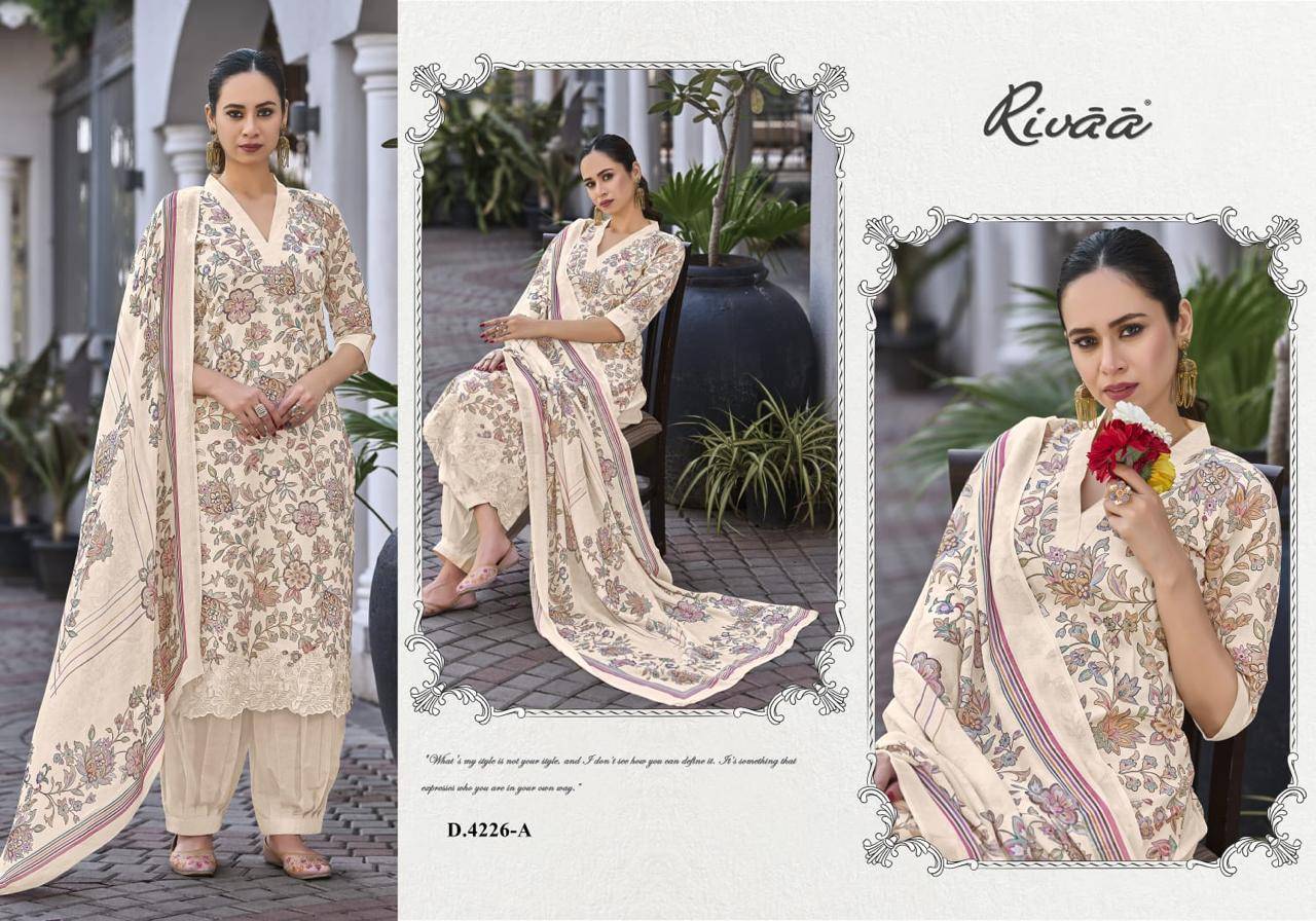 MEHAR By Rivaa 4225 Series Beautiful Pakistani Suits Colorful Stylish Fancy Casual Wear Lawn Digital Print Dresses At Wholesale Price